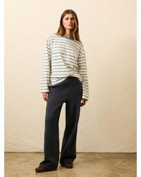 Faherty - High Standard Fleece Wide Leg Sweatpant - Lyst