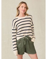 Faherty - Miramar Linen Crewneck Sweater - Lyst