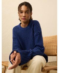 Faherty - Heirloom Cotton Relaxed Crew Sweater - Lyst