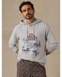 Faherty - X Parks Project Great Lakes Sunwashed Organic Hoodie - Lyst