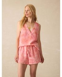 Faherty - Dune Cotton Gauze Sleeveless Popover - Lyst