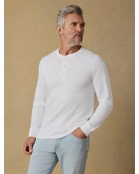 Faherty - Sunwashed Organic Henley T-Shirt - Lyst