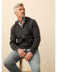 Faherty - High Standard Fleece Zip Hoodie - Lyst