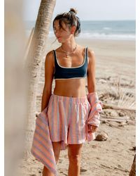 Faherty - Laguna Linen Bayview Short - Lyst
