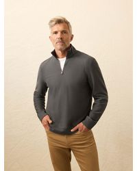 Faherty - Textured Knit Quarter Zip - Lyst