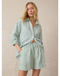 Faherty - Laguna Linen Bayview Short - Lyst