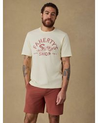 Faherty - Surf Shop Sunwashed Regenerative T-Shirt - Lyst