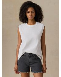 Faherty - Sunwashed Organic Muscle Tank - Lyst