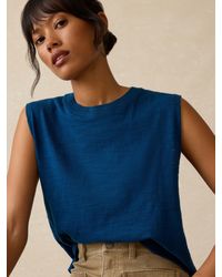 Faherty - Sunwashed Slub Muscle Tank - Lyst