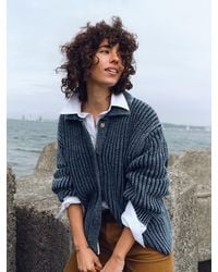 Faherty - Sunwashed Cotton Lodge Cardigan - Lyst