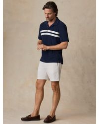 Faherty - Cabana Towel Terry Surf Stripe Polo Shirt - Lyst