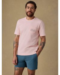 Faherty - Surf Shop Sunwashed Regenerative Pocket T-Shirt - Lyst