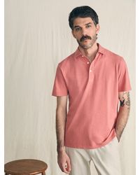 Faherty - Sunwashed T-shirt Polo - Lyst