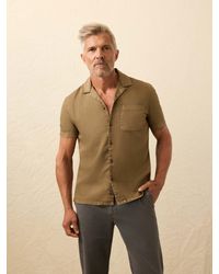 Faherty - Short-Sleeve Hemp Blend Shirt - Lyst