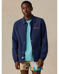Faherty - X Quiksilver Coaches Jacket - Lyst