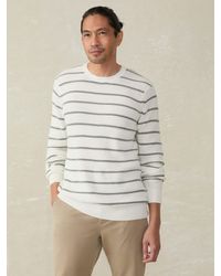 Faherty - Sunwashed Crewneck Sweater - Lyst