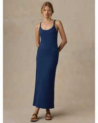 Faherty - Sunwashed Slub Tank Dress - Lyst