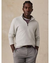 Faherty - Textured Knit Quarter Zip - Lyst