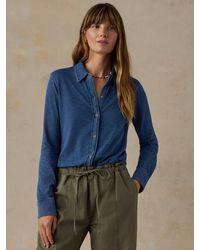 Faherty - Sunwashed Knit Shirt - Lyst