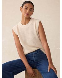 Faherty - Miramar Linen Sweater Tank - Lyst