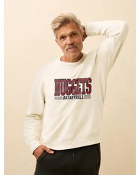 Faherty - Denver Nuggets High Standard Fleece Crew - Lyst