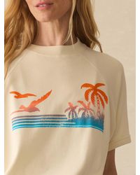 Faherty - High Tide Terry Short-Sleeve Sweatshirt - Lyst