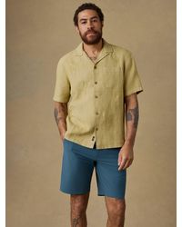 Faherty - Short-Sleeve Embroidered Shirt - Lyst