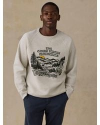 Faherty - X Parks Project Great Smoky Mountains High Standard Fleece Crewneck - Lyst
