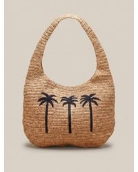 Faherty - Straw Palm Beach Tote - Lyst