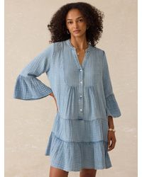 Faherty - Dune Cotton Gauze Kasey Dress - Lyst
