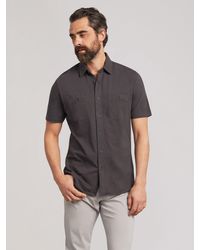 Faherty - Short-sleeve Knit Seasons Shirt - Lyst