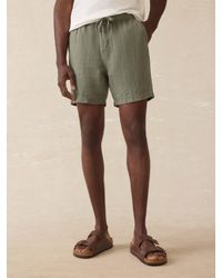 Faherty - Essential Linen Short (6.5" Inseam) - Lyst