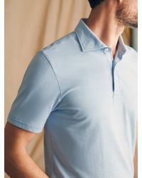 Faherty - Movementtm Short-sleeve Pique Polo Shirt (tall) - Lyst