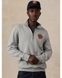 Faherty - Ny Knicks High Standard Fleece Quarter Zip - Lyst