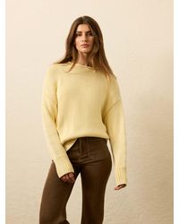 Faherty - Sunwashed Cotton Roll Neck Sweater - Lyst