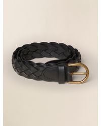 Faherty - Downtown Braided Leather Belt - Lyst