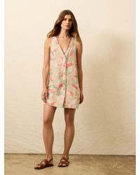 Faherty - Alston Linen Dress - Lyst