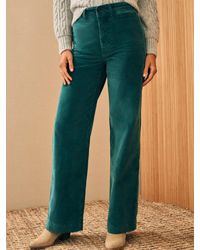 Faherty - Stretch Cord Wide Leg Pants - Lyst