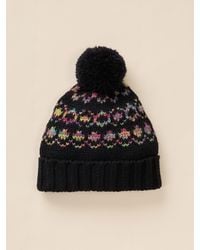 Faherty - Harbor Lights Fairisle Pom Beanie - Lyst