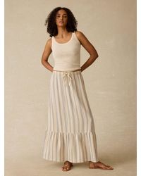 Faherty - Dune Cotton Gauze Rees Skirt - Lyst