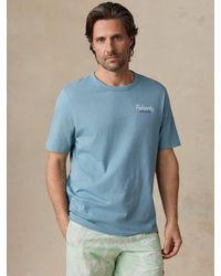 Faherty - Sunwashed Regenerative Graphic T-Shirt - Lyst
