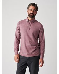 faherty long sleeve polo