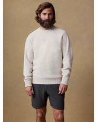 Faherty - High Standard Fleece Crewneck T-Shirt - Lyst