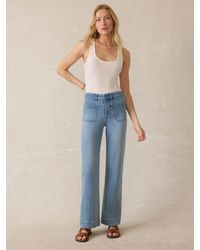 Faherty - Stretch Terry Patch Pocket Pants - Lyst