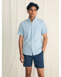Faherty - Short-sleeve Stretch Playa Shirt (tall) - Lyst
