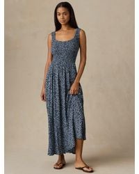 Faherty - Sophia Smocked Dress - Lyst