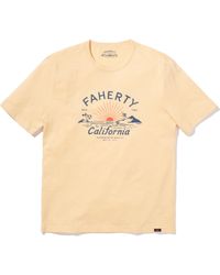 Faherty - California Short-sleeve Crew T-shirt - Lyst