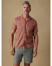 Faherty - Short-Sleeve Breeze Camp Shirt - Lyst