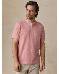 Faherty - Short-Sleeve Breeze Henley T-Shirt - Lyst