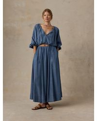 Faherty - Tried & True Chambray Nera Skirt - Lyst